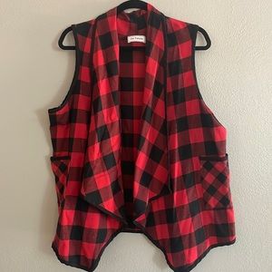 Open-Front Vest w/ Pockets (Boutique, One-size)